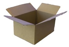 Verzenddoos, enkele golf, 3 mm, bruin, ft 430 x 310 x 220 mm Verzenddoos, enkele golf, 3 mm, bruin, ft 430 x 310 x 220 mm