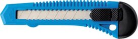 Westcott Office snijmes, kunstof houder, 18mm, blauw Westcott Office snijmes, kunstof houder, 18mm, blauw