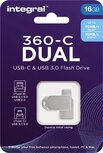 Integral 360-C Dual USB-C & USB 3.0 stick, 16 GB Integral 360-C Dual USB-C & USB 3.0 stick, 16 GB
