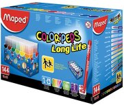 Maped Viltstift Color'Peps 144 stiften in een kartonnen doos (classpack) Maped Viltstift Color'Peps 144 stiften in een kartonnen doos (classpack)