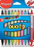 Maped viltstift Color'Peps Duo Tip, doos met 10 stuks Maped viltstift Color'Peps Duo Tip, doos met 10 stuks