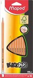 Maped Black'Peps potlood HB, met gum, kartonnen ophangetui met 10 stuks Maped Black'Peps potlood HB, met gum, kartonnen ophangetui met 10 stuks