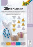 Folia Glitterkarton (zilver, goud, roze, blauw en mix) Folia Glitterkarton (zilver, goud, roze, blauw en mix)