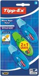 Tipp-Ex correctieoller Micro Tape Twist blauw en groen, blister 2+1 gratis Tipp-Ex correctieoller Micro Tape Twist blauw en groen, blister 2+1 gratis