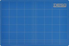 Desq snijmat, 3-laags, blauw, ft 30 x 45 cm Desq snijmat, 3-laags, blauw, ft 30 x 45 cm