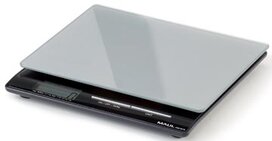 MAUL postweegschaal Square 5 kg ( /1gr) incl. batterij met glazen weegplateau MAUL postweegschaal Square 5 kg ( /1gr) incl. batterij met glazen weegplateau