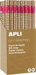 Apli geschenkpapier Kraft, doos met 55 rollen Apli geschenkpapier Kraft, doos met 55 rollen
