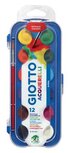 Giotto waterverf, doos met 12 napjes en 1 penseel Giotto waterverf, doos met 12 napjes en 1 penseel