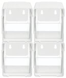 Deflecto sorteer kantelbakje wit, pak met 4 stuks Deflecto sorteer kantelbakje wit, pak met 4 stuks