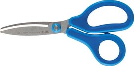 Plus FitCut Curve KIDS schaar, fluorine bladen, 14,5 cm, blauw, op blister Plus FitCut Curve KIDS schaar, fluorine bladen, 14,5 cm, blauw, op blister
