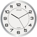 Unilux wandklok Magnet, diameter 30,5 cm, grijs en wit Unilux wandklok Magnet, diameter 30,5 cm, grijs en wit