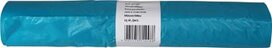 Vuilniszak 20 micron, ft 70 x 110 x 0,2 cm, 120 liter, HDPE recycled, blauw, rol van 25 stuks Vuilniszak 20 micron, ft 70 x 110 x 0,2 cm, 120 liter, HDPE recycled, blauw, rol van 25 stuks
