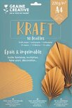 Graine Créative pak van 10 vellen kraftpapier, ft A4 Graine Créative pak van 10 vellen kraftpapier, ft A4