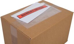 Cleverpack documenthouder Documents Enclosed, ft 230 x 112 mm, pak van 100 stuks Cleverpack documenthouder Documents Enclosed, ft 230 x 112 mm, pak van 100 stuks