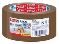 Tesa verpakkingsplakband Extra Strong, ft 50 mm x 66 m, PVC, bruin Tesa verpakkingsplakband Extra Strong, ft 50 mm x 66 m, PVC, bruin
