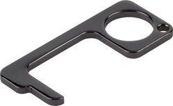 Antibacteriële sleutelhanger en handsfree deur opener, zwart Antibacteriële sleutelhanger en handsfree deur opener, zwart