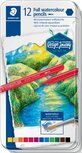 Staedtler aquarel potlood Massief, metalen doos met 12 kleuren Staedtler aquarel potlood Massief, metalen doos met 12 kleuren