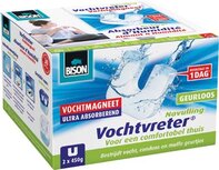 Bison navulling voor ontvochtiger Ambiance, doos van 2 tabs van 450 gram Bison navulling voor ontvochtiger Ambiance, doos van 2 tabs van 450 gram