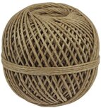 Vlaskoord touw uit 3 draden, bol van 140 g, +/- 65 m Vlaskoord touw uit 3 draden, bol van 140 g, +/- 65 m
