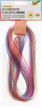 Folia scoubidou draad met glitter, pak met 50 draden Folia scoubidou draad met glitter, pak met 50 draden