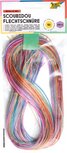 Folia scoubidou draad met goud- en zilverdraad, pak met 50 draden Folia scoubidou draad met goud- en zilverdraad, pak met 50 draden