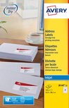 Avery J8160-25 adresetiketten ft 63,5 x 38,1 mm(b x h), 525 etiketten, wit Avery J8160-25 adresetiketten ft 63,5 x 38,1 mm(b x h), 525 etiketten, wit