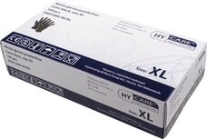 Handschoenen uit nitril, extra large, zwart, doos van 100 stuks Handschoenen uit nitril, extra large, zwart, doos van 100 stuks