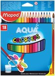 Maped Aquarelpotlood Color'Peps Aqua 18 potloden Maped Aquarelpotlood Color'Peps Aqua 18 potloden
