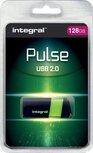 Integral Pulse USB 2.0 stick, 128 GB, zwart/geel Integral Pulse USB 2.0 stick, 128 GB, zwart/geel