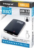Integral draagbare SSD harde schijf, 480 GB, zwart Integral draagbare SSD harde schijf, 480 GB, zwart