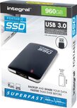 Integral draagbare SSD harde schijf, 960 GB, zwart Integral draagbare SSD harde schijf, 960 GB, zwart