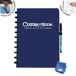Correctbook A4 Original: uitwisbaar / herbruikbaar notitieboek, gelijnd, Midnight Blue (marineblauw) Correctbook A4 Original: uitwisbaar / herbruikbaar notitieboek, gelijnd, Midnight Blue (marineblauw)