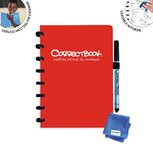 Correctbook A5 Original: uitwisbaar / herbruikbaar notitieboek, gelijnd, Horizon Red (rood) Correctbook A5 Original: uitwisbaar / herbruikbaar notitieboek, gelijnd, Horizon Red (rood)