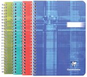 Clairefontaine schrift ft 14,8 x 21 cm, 180 bladzijden, gelijnd, spiraalbinding, geassorteerde kleuren Clairefontaine schrift ft 14,8 x 21 cm, 180 bladzijden, gelijnd, spiraalbinding, geassorteerde kleuren