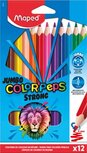 Maped kleurpotlood Color'Peps Jumbo Strong, 12 potloden in een kartonnen etui Maped kleurpotlood Color'Peps Jumbo Strong, 12 potloden in een kartonnen etui