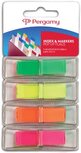 Pergamy index ft 45 x 12 mm, blister met 4 geassorteerde neonkleuren, met dispenser Pergamy index ft 45 x 12 mm, blister met 4 geassorteerde neonkleuren, met dispenser