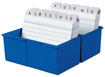 Han systeemkaartenbak ft A7, blauw Han systeemkaartenbak ft A7, blauw