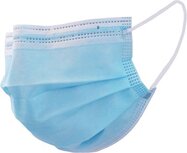 Mondmasker type IIR, volgens Europese norm EN 14683, doos van 50 stuks Mondmasker type IIR, volgens Europese norm EN 14683, doos van 50 stuks