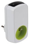 Perel contactdoos met timer, wit, voor België Perel contactdoos met timer, wit, voor België