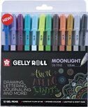 Sakura roller Gelly Roll Moonlight, etui van 12 stuks in geassorteerde kleuren Sakura roller Gelly Roll Moonlight, etui van 12 stuks in geassorteerde kleuren