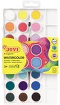 Jovi waterverf, doos met 24 napjes + penseel Jovi waterverf, doos met 24 napjes + penseel