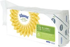 Kleenex papieren handdoeken Ultra, intergevouwen, 2-laags, 124 vellen, pak van 5 stuks Kleenex papieren handdoeken Ultra, intergevouwen, 2-laags, 124 vellen, pak van 5 stuks