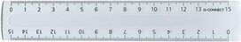 Q-CONNECT meetlat, transparant polystereen, 15 cm Q-CONNECT meetlat, transparant polystereen, 15 cm