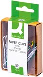 Q-CONNECT papierklemmen, 50 mm, gekleurd, doos van 30 stuks, ophangbaar Q-CONNECT papierklemmen, 50 mm, gekleurd, doos van 30 stuks, ophangbaar