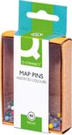 Q-CONNECT signalisatiespelden, geassorteerde kleuren, doosje van 60 stuks Q-CONNECT signalisatiespelden, geassorteerde kleuren, doosje van 60 stuks