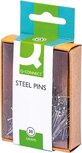 Q-CONNECT decoratieve naalden 0,85 x 30 mm vernikkeld doos van 30 gram Q-CONNECT decoratieve naalden 0,85 x 30 mm vernikkeld doos van 30 gram