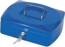 Q-CONNECT geldkoffer, 255 x 200 x 85 mm, blauw Q-CONNECT geldkoffer, 255 x 200 x 85 mm, blauw