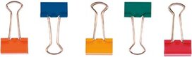 Q-CONNECT foldbackclip, geassorteerde kleuren, 19 mm, doosje van 10 stuks Q-CONNECT foldbackclip, geassorteerde kleuren, 19 mm, doosje van 10 stuks