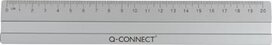 Q-CONNECT meetlat, aluminium, 20 cm Q-CONNECT meetlat, aluminium, 20 cm