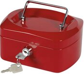 Q-CONNECT geldkoffer, 155 x 120 x 75 mm, rood Q-CONNECT geldkoffer, 155 x 120 x 75 mm, rood